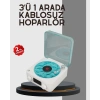 Mey İthalat® Stereo Sesli Gece Lambalı Bluetooth Hoparlör – Şık Vintage Tasarım