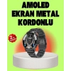 Mey İthalat® SW80 Akıllı Saat 1.93″ Ultra HD Ekran 700 mAh Batarya 3 Kordon