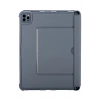 Mey İthalat®   T5510D iPad Pro 13 (2024) Kılıf Palermo Ledli Klavyeli Standlı Tablet Kılıfı - Siyah
