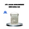 Mey İthalat® Taşınabilir Mini Klima Fan 3’ü 1 Arada Soğutucu, Nemlendirici ve Gece Lambası