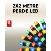 Mey İthalat® Taşınabilir Pil İle Çalışan LED Işık – 2x2 Metre Perde Modeli