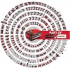 Mey İthalat®  TE MT 18/34 Li Solo Taşlama Gravür Seti