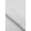 Mey İthalat®   Tekli Zikzak Kabartma Penye Külotlu Çorap BS50108 Beyaz