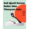 Mey İthalat® Titanyum İğneli Derma Roller – Evde Cilt Bakımı İçin Uygun