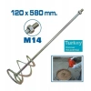 Mey İthalat® Topshop TH14343 Boya Alçı ve Harç Karıştırıcı Uç 120x580 mm