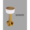 Mey İthalat® Touch Gece Lambası – Dokunmatik Kontrol, Kablosuz Kullanım, Metal Gövde