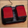 Mey İthalat®   Twincharger 2X3,0 Ah Akü ve Şarj Aleti