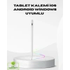 Mey İthalat® Type-C Şarjlı Dokunmatik Kalem – iPad, iPhone ve Android Uyumlu, Sessiz Çalışan