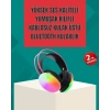 Mey İthalat® Type-C Şarjlı RGB Işıklı Bluetooth  Kulaklığı
