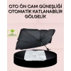 Mey İthalat® UV Korumalı Şemsiye Tipi Oto Güneşliği - Geniş Araç Uyumu