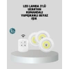 Mey İthalat® Uzaktan Kumandalı 3’lü Ayarlanabilir Spot LED Işık Seti