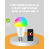 Mey İthalat® Uzaktan Kumandalı Akıllı LED Ampul, Enerji Tasarruflu
