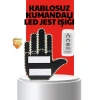 Mey İthalat® Uzaktan Kumandalı LED Jest Işığı – 3 Farklı Hareket Modu