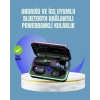 Mey İthalat® Uzun Pil Ömürlü E10 Powerbank Bluetooth Kulaklık LED Gösterge