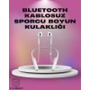 Mey İthalat® Uzun Pil Ömürlü Kablosuz Kulaklık – Boyun Askılı, 100 Saat Kullanım