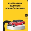 Mey İthalat® Vintage Tasarımlı LED Işıklı Bluetooth Hoparlör 10W