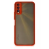 Mey İthalat®  Vivo Y11S Kılıf Montreal Silikon Kapak - Kırmızı