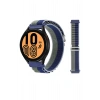 Mey İthalat®  Watch 20mm KR410 Kumaş Kordon - Lacivert-Yeşil