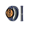 Mey İthalat®  Watch 20mm KR410 Kumaş Kordon - Lacivert-Yeşil