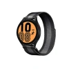 Mey İthalat®  Watch 20mm Metal Mıknatıslı Kordon - Siyah-Beyaz