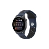Mey İthalat®  Watch 20mm Spor Delikli Kordon - Lacivert-Siyah