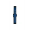 Mey İthalat®  Watch 20mm Spor Delikli Kordon - Siyah-Mavi