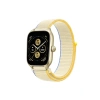 Mey İthalat®  Watch 22mm Hasırlı Cırtcırtlı Kordon - Beyaz