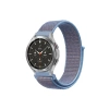 Mey İthalat®  Watch 22mm Hasırlı Cırtcırtlı Kordon - Mavi