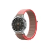 Mey İthalat®  Watch 22mm Hasırlı Cırtcırtlı Kordon - Pembe
