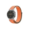 Mey İthalat®  Watch 22mm Hasırlı Cırtcırtlı Kordon - Turuncu