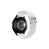 Mey İthalat®  Watch 22mm KR410 Kumaş Kordon - Beyaz
