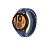 Mey İthalat®  Watch 22mm KR410 Kumaş Kordon - Lacivert-Yeşil