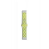 Mey İthalat®  Watch 22mm Spor Delikli Kordon - Gri-Yeşil