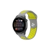 Mey İthalat®  Watch 22mm Spor Delikli Kordon - Gri-Yeşil