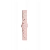 Mey İthalat®  Watch 22mm Spor Delikli Kordon - Pembe-Beyaz