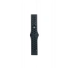 Mey İthalat®  Watch 22mm Spor Delikli Kordon - Siyah-Füme