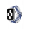 Mey İthalat®  Watch 22mm Star Kordon - Mavi-Beyaz