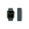 Mey İthalat®   Watch 38mm Hasırlı Cırtcırtlı Kordon - Mavi-Yeşil