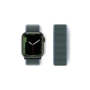 Mey İthalat®   Watch 38mm Hasırlı Cırtcırtlı Kordon - Mavi-Yeşil