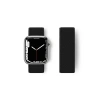 Mey İthalat®   Watch 38mm Hasırlı Cırtcırtlı Kordon - Siyah