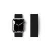 Mey İthalat®   Watch 38mm Hasırlı Cırtcırtlı Kordon - Siyah
