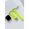 Mey İthalat®   Watch 38mm Jelly Silikon Kordon - Yeşil