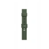 Mey İthalat®   Watch 38mm KR408 Çizgili Silikon Kordon - Koyu Yeşil