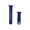 Mey İthalat®   Watch 38mm KR408 Çizgili Silikon Kordon - Lacivert