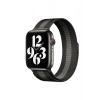 Mey İthalat®   Watch 38mm Metal Mıknatıslı Kordon - Siyah-Beyaz