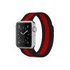 Mey İthalat®   Watch 38mm Metal Mıknatıslı Kordon - Siyah-Kırmızı