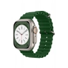Mey İthalat®   Watch 38mm Ocean Kordon - Koyu Yeşil
