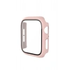 Mey İthalat®   Watch 41mm Camlı Kasa Ekran Koruyucu - Pembe