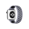 Mey İthalat®   Watch 42mm Ayarlı Delikli Silikon Kordon - Gri-Siyah