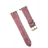 Mey İthalat®   Watch 42mm Creeper Desenli Kordon - Pembe